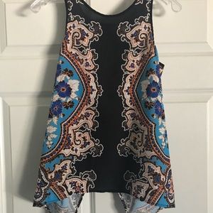 Clover canyon open back blouse